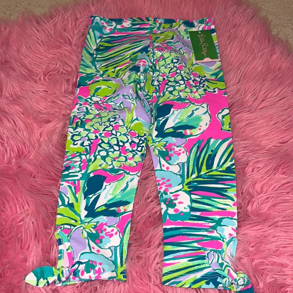 NWT Lilly Pulitzer Cotton Leggings girls 6/7